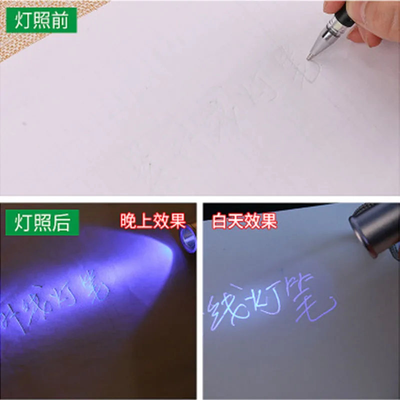 

100pc Ultraviolet Invisible Refills Factory UV Showing Leather PU Mesh Woven Fabric Rubber Marking Gelpen Refill