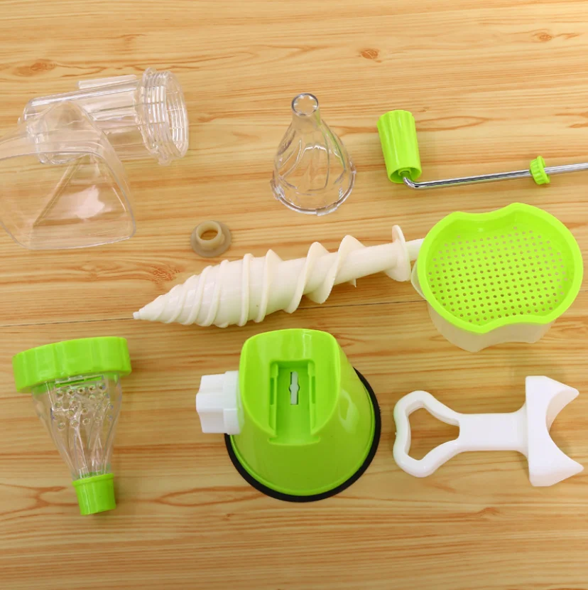The Original Healthy Juicer Manual Citrus Squeezer Hand-Cranking Juice Reamer / Extractor for Fruits and Vegetables | Дом и сад