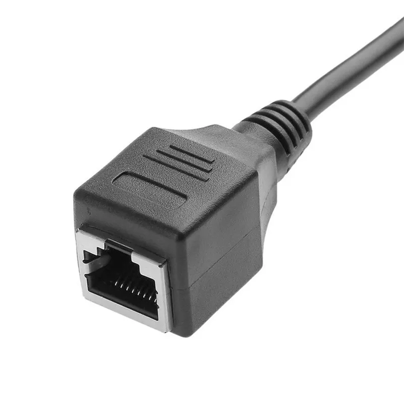 Кабель адаптер DB9 RJ45 18 см VGA гнездо удлинитель конвертер кабель провод