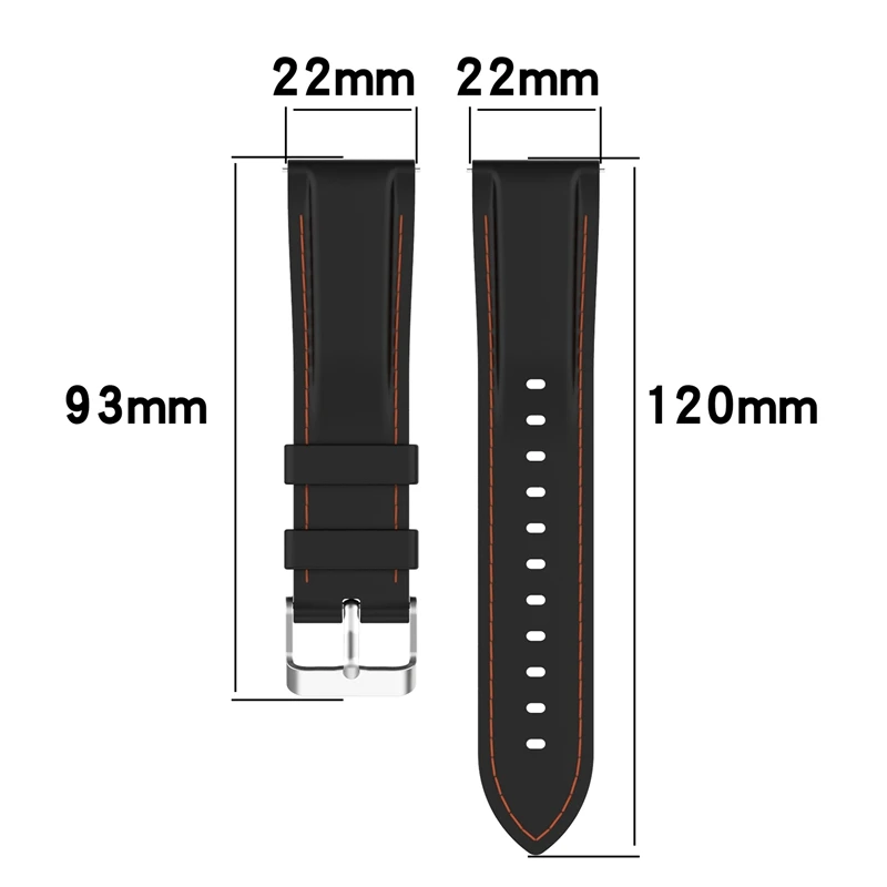 for Samsung Galaxy Watch 3 45MM / Gear S3 Strap Double Watchbands Sport Bracelet 22mm Band | Электроника