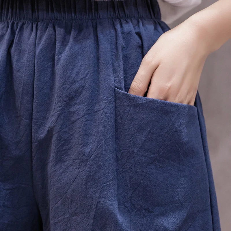 

Shorts women's summer loose Korean running sports high waist casual pants large size pure cotton students' hot pants