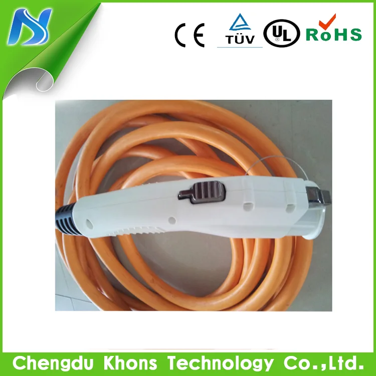 

EV Charging Station Replacement Cable - Cable And J1772 Connector Rated For Both 110v/220v - Level 1/Level 2(16amp) (22ft)