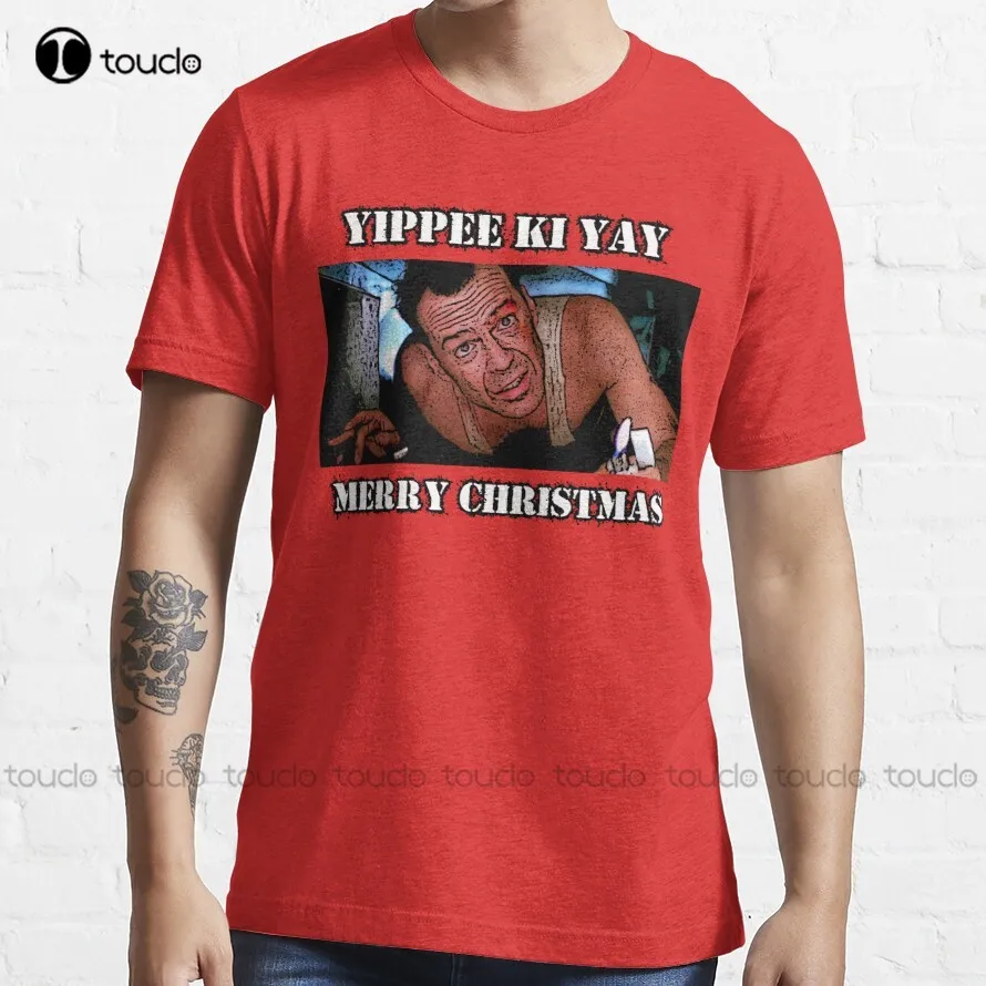 Die Hard-Рождество Джон макклан Рождественская Футболка I Love My Boy рубашка Custom Aldult Teen