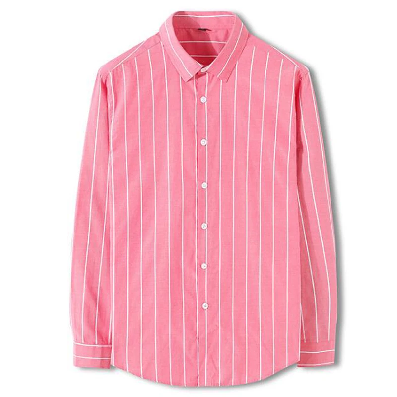 

NEW shirt Business casual spring summerlong sleeve stripe men shirts High quality brand shirt men chemise homme
