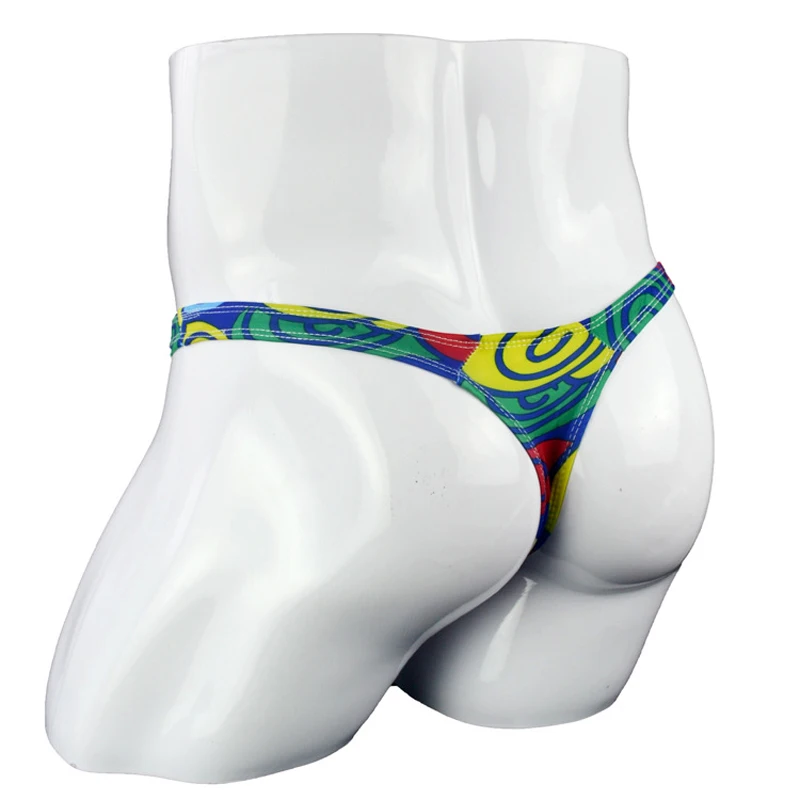 Трусы-стринги мужские с большим мешочком для пениса дышащие низкой посадкой |