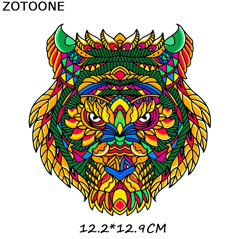 1238 ZOTOONE цветные пластыри в виде животных, утюжок для поделок, декоративная аппликация, а-уровень, моющиеся, легко печатаются, бытовые утюги, пластыри E - Цвет: 1238