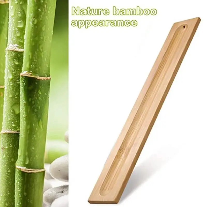 

Useful Bamboo Material Stick Plate Incense Holder Fragrant Line Burner Incense Bamboo Stick Ware Burner Incense N0S2