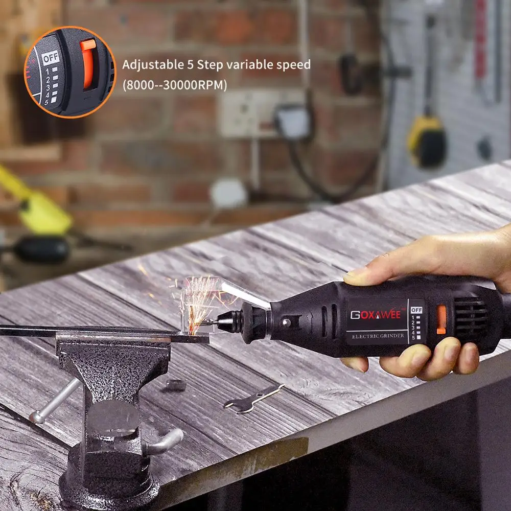 Электрическая дрель GOXAWEE Dremel шлифовальный станок мини-дрель для гравировки
