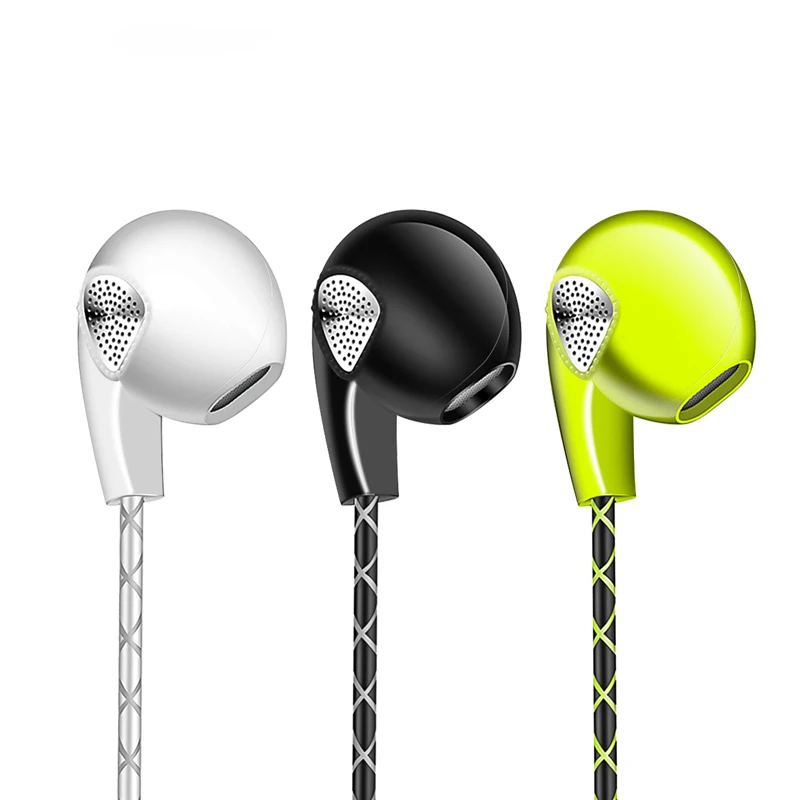 

HdoorLink Concise in-ear earphone wired Portable volume control Sport earpiece colorful phone earphones for microphone earbuds