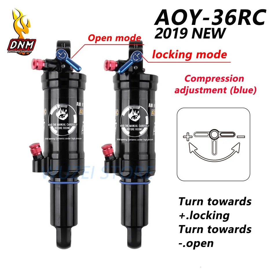 Dnm Aoy 36rc Mtb горный велосипед катушка удара обратно 165 /190 /200 мм задний воздушный
