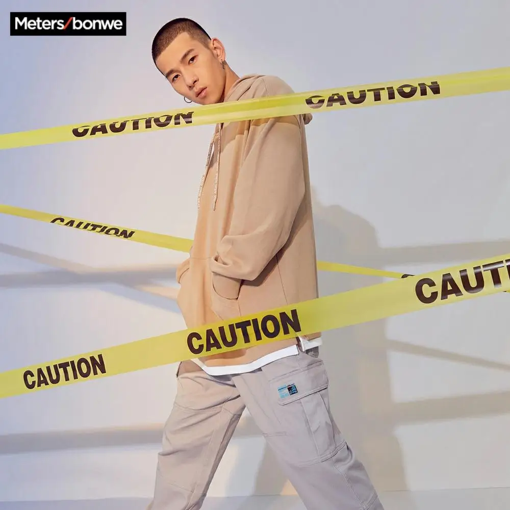 Metersbonwe 2020 новые весенние базовые толстовки мужские свободные с капюшоном
