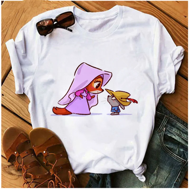 Женская футболка в стиле Харадзюку с принтом|Футболки| |