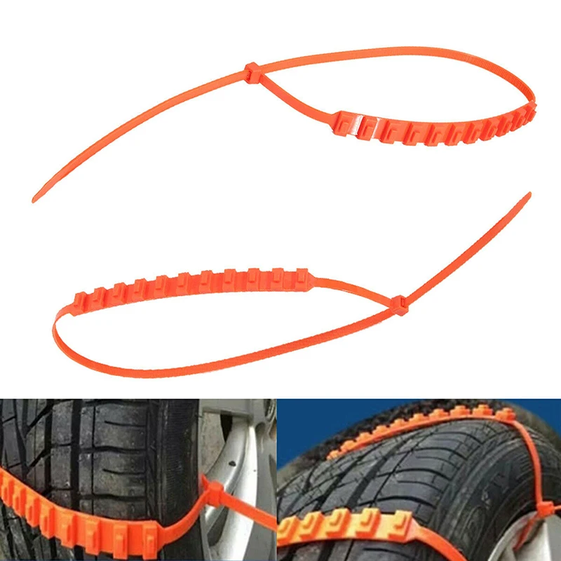 

1PC Car Wheel Accessories Anti-skid Snow Tire Chain Nylon Strap Belt Universal