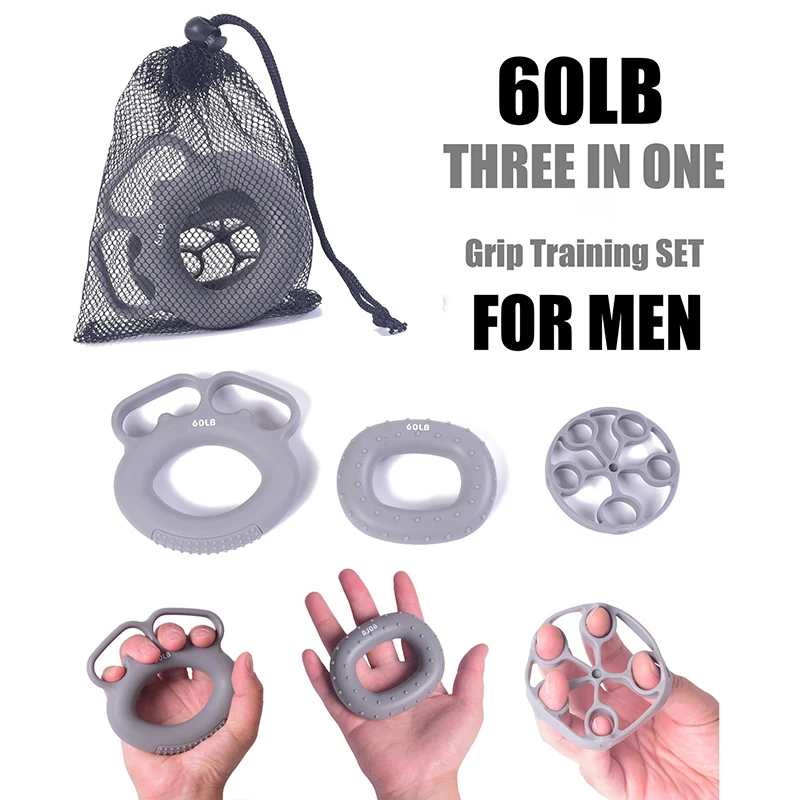 3 шт. ручной захват тренажер предплечье кистевой эспандер динамометр усиливающий