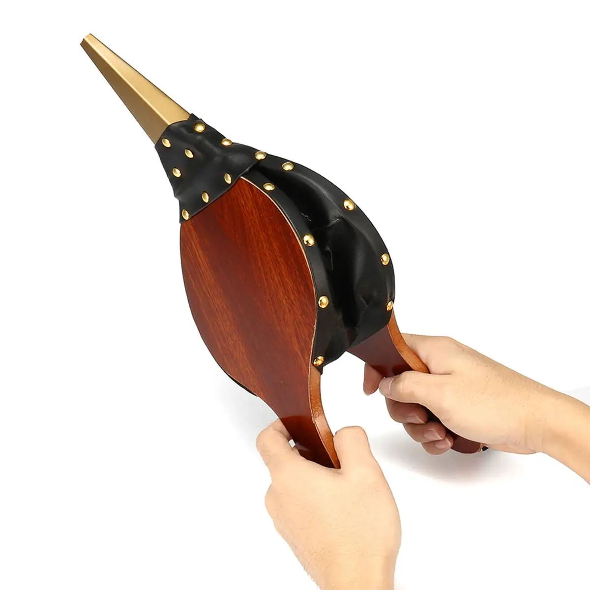 Новый 39*17 см камин деревянные меховые барбекю воздуходувка костра коричневый