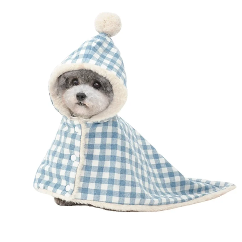 

DUOMASUMI 2IN 1 Dog Autumn Winter Pet Blanket Small Dog Teddy Sleeping Bag Cat sleeping Blanket Pet Cloak Outfits Dog Hoodeis
