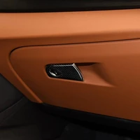 real carbon fiber for alfa romeo giulia coupe car accessories aluminum chrome keyhole cover trim sticker