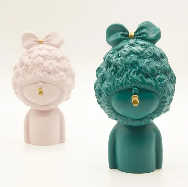 Современный милый персонаж девушки полимерные украшения художественная книжная