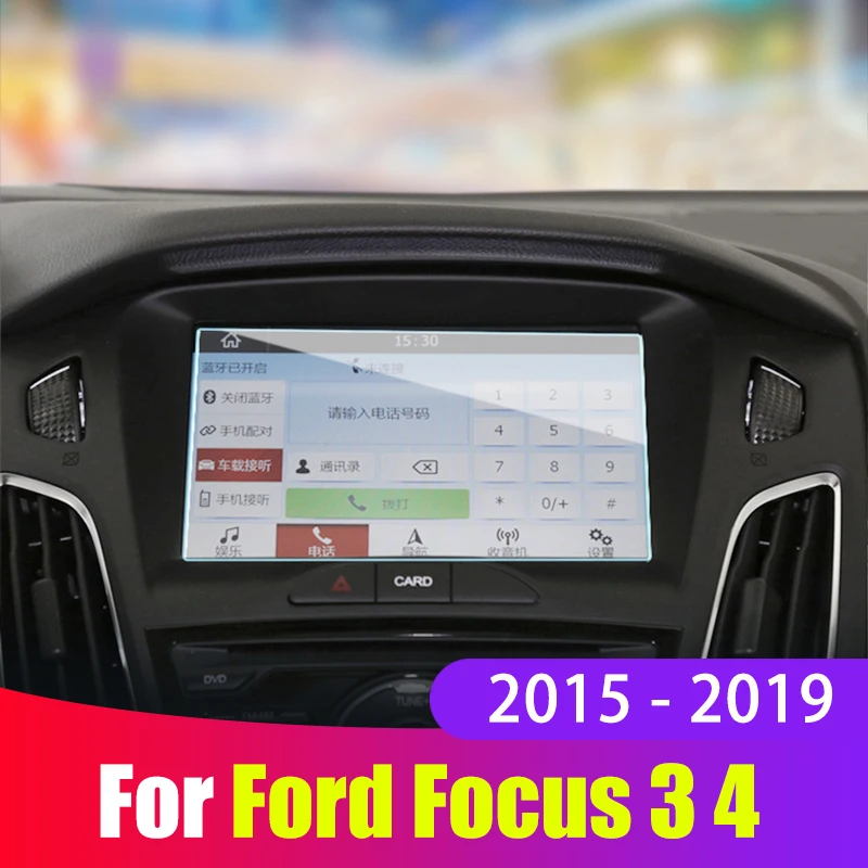 Защитная пленка на экран для Ford Focus 3 4 ST MK3 MK4 2016-2018 2019 2020 2021 GPS-навигатор | Автомобили