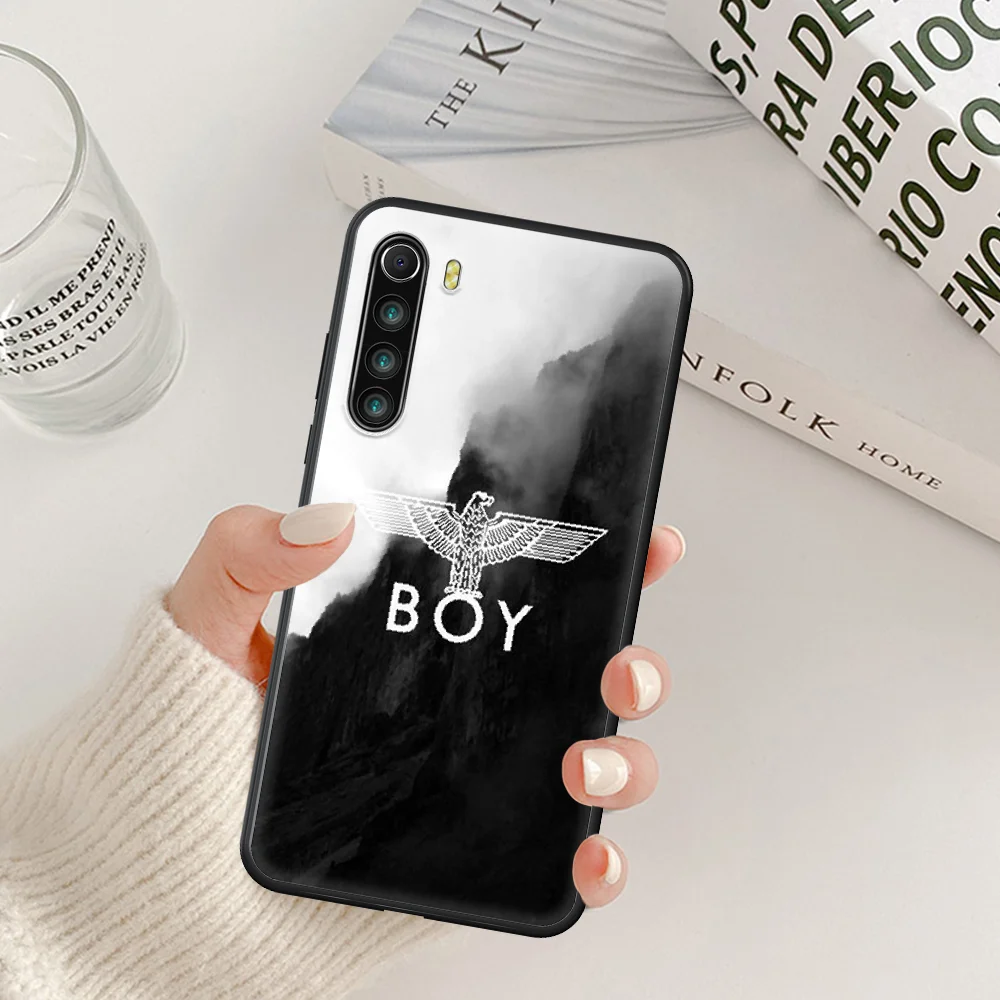 

London Fashion Brand Boy Phone Case For Xiaomi Redmi Note 7 8 8T 9 9S 4X 7 7A 9A K30 Pro Ultra black Etui Pretty Coque Soft Cell