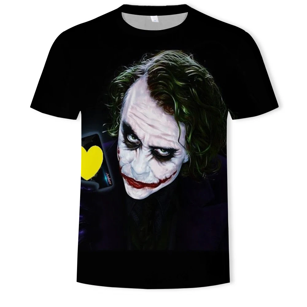 

3D Harajuku T-shirt summer children's horror movie clown men | women's cartoon T-shirt boy summer street style T-shirt