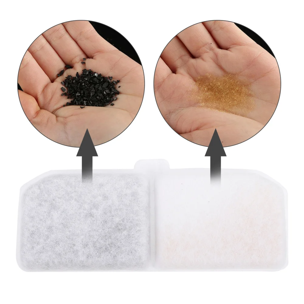 

10pcs Automatic Pet Water Fountain Dispenser Filters Carbon Replacement Filter