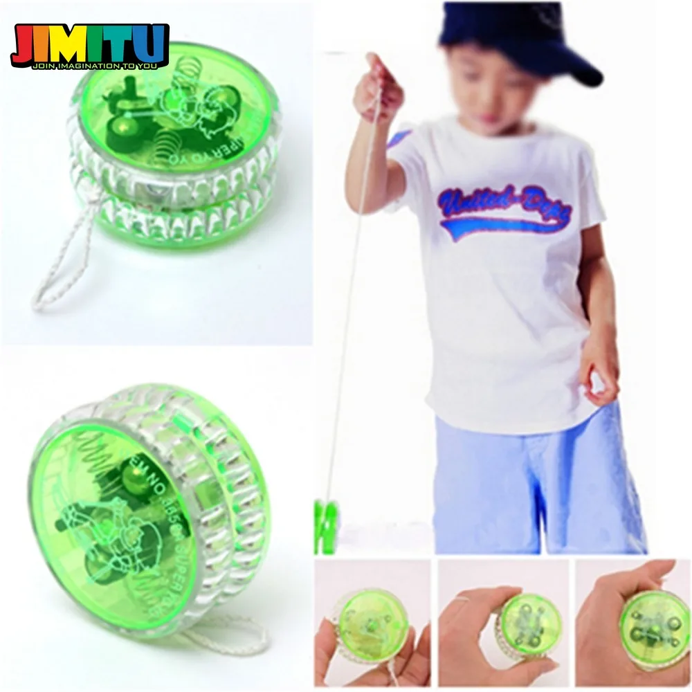 JIMITU детский светодиодный светильник yoyo Trick механизм сцепления детская игрушка скоростной шар Возврат Дети магическое жонглирование игрушка со струной