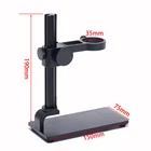 USB эндоскоп HAYEAR, увеличительное стекло, цифровой микроскоп, камера, твердая основа, подставка 35 мм, кольцевой держатель, поддержка алюминиевого сплава, регулировка вверх и вниз