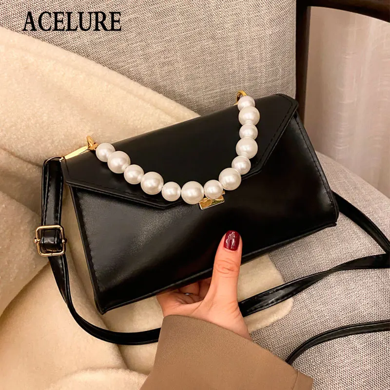

Solid Color PU Leather Small Shoulder Crossbody Bags Elegant Ladies Fashion Flap Bags Women Vintage Shopping Purse Handbags