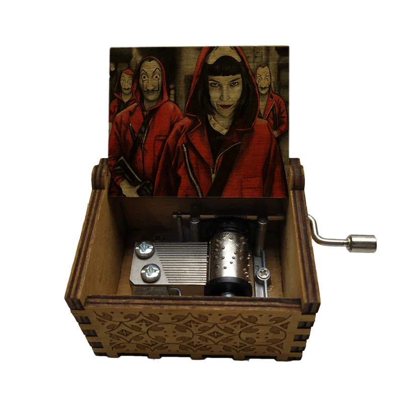 Новинка 2020 г. музыкальная шкатулка Bella Hi с принтом бумажный дом для рук подарок на