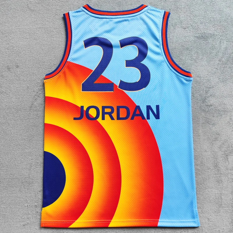 Space Jam Jersey Michael Jordan #23 White Black Basketball Jerseys Tune  Squad Jersey LOONEY TOONES New REV 30 Embroidery Logos - AliExpress