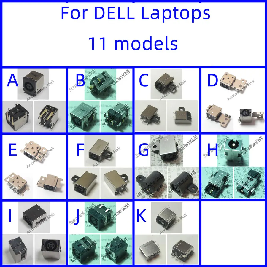 11 моделей разъем питания постоянного тока для Dell 5545 3579 3568 5555 g3 g7 5460 5560 3340 3350 3150 3160