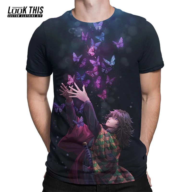 

Demon Slayer Kimetsu No Yaiba Anime 3d Printed Oversized Cartoon T Shirts Summer Tops Male O Neck T-Shirts Fashion Short Sleeve