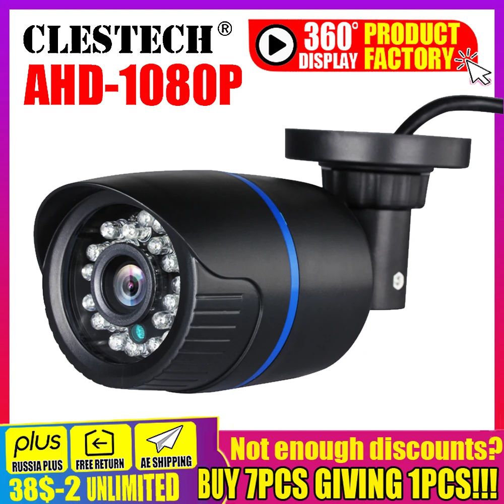 

XVI-4in1 3000Tvl полностью AHD камера видеонаблюдения HD 720P 1920*1080P Цифровая H.265 Водонепроницаемая наружная камера видеонаблюдения с кронштейном