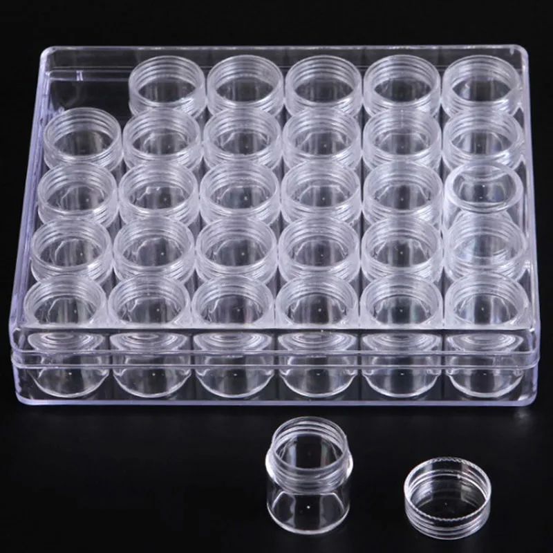 30 ячеек для хранения алмазной вышивки коробка лекарств 5D сделай сам аксессуары