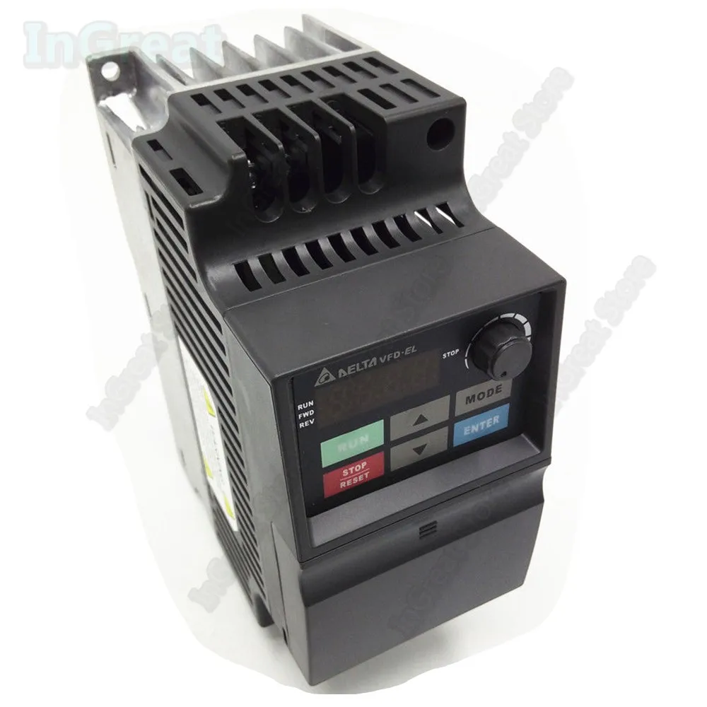 Delta 220 кВт 200 в 3 фазный вход 600 Вт л.с. Гц AC VFD EL VFD002EL23A векторный привод драйвер для