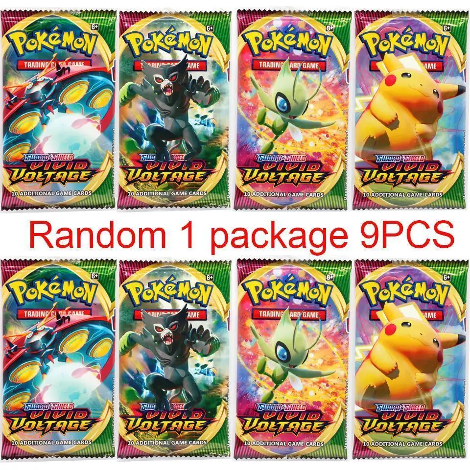 

9PCS Pokemon Cards Sun & Moon GX Team Up Pokemons Cards Toys For Children Unbroken Bond Unified Minds Evolutions Booster Box