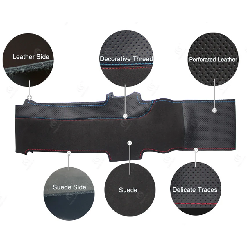 MEWANT черный кожаный замшевый автомобильный чехол на руль для BMW E46 E39 330i 540i 525i 530i 330Ci