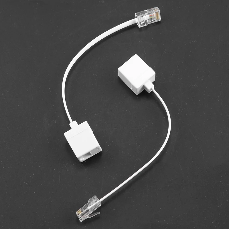 2 socket 8P4C / RJ45 male RJ11 6P4C to female M F Adapter telephone Ethernet | Обустройство дома
