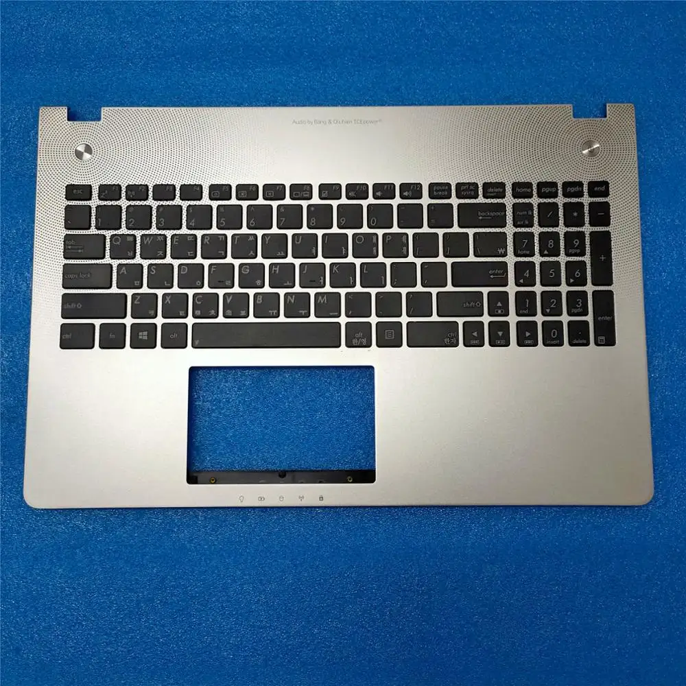 Новая клавиатура для ноутбука ASUS N56 N56V N56VJ N56VM N56VZ серебристая Подставка рук keyboa +