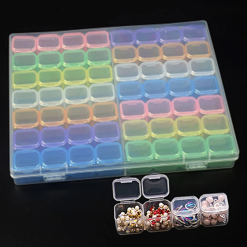 

Diamond Painting Tools 28&56 Cells Plastic Storage Box Tool Accessories for Diamond Painting Embroidery Sale