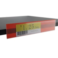 4 3cm extrusion molding supergrip label holder data strip for wood shelf channel