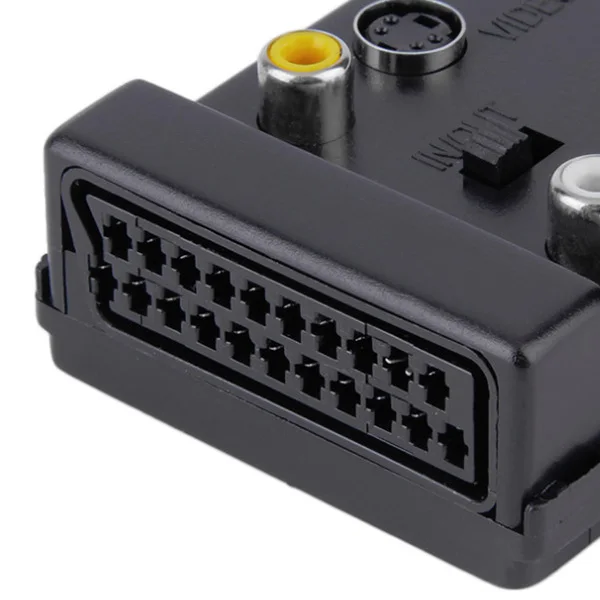 Новейший переключаемый Переходник Scart штырь гнездо S Video 3 RCA o|Кабели HDMI| |