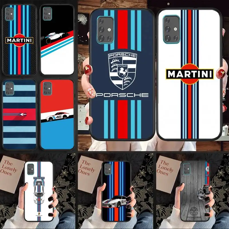 

Martini Racing Phone Case For Samsung S5 S6 S7 S8 S9 S10 S20 S21 Edge Plus E Fe Lite