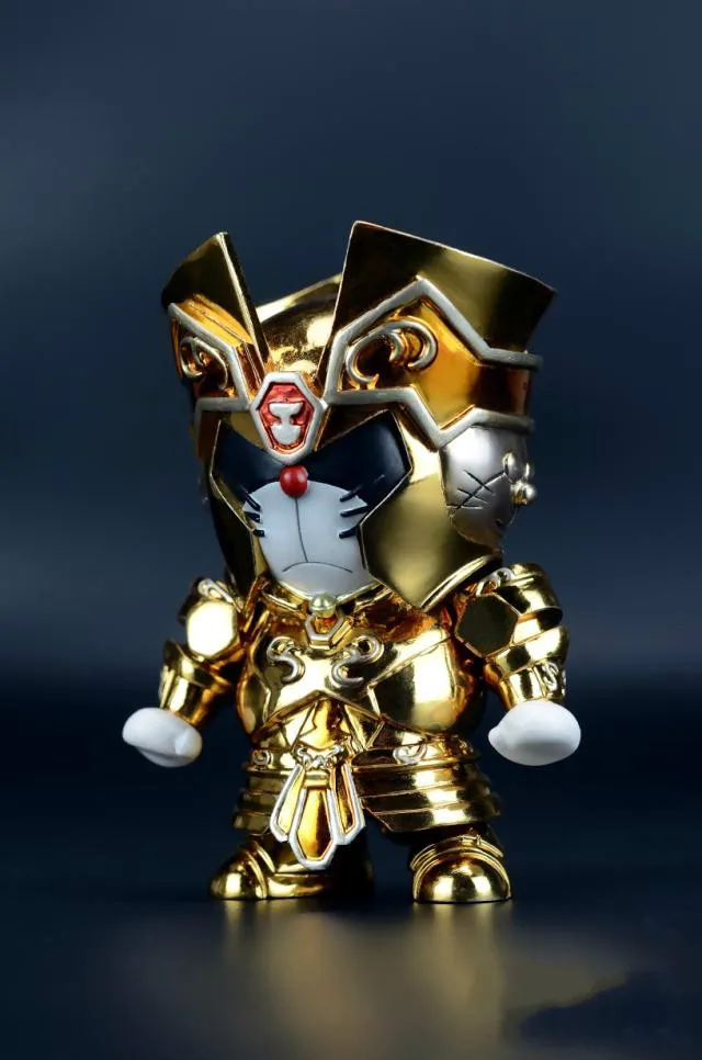 Экшн-фигурка Дораэмон Косплей золотой Сен-Сейя ПВХ 10 см Burdock подарок Мультяшные