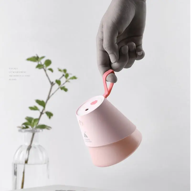 Мини-увлажнитель воздуха в форме айсберга с USB вентиляторной лампой