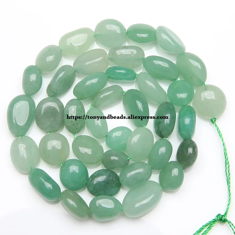 Green Aventurine Натуральный камень неправильный опал Апатит кварцевые бусины из Лабрадорита свободные бусины 1" нить 6x8 8x10 мм выбор - Цвет: Green Aventurine