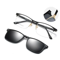 logorela men women polarized optical magnetic sunglasses clip magnet clip on sunglasses polaroid clip on sun glasses frame 8059