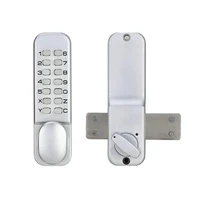 mechanical digital door lock waterproof intelligent electronic lock push button keypad keyless code combination lock set