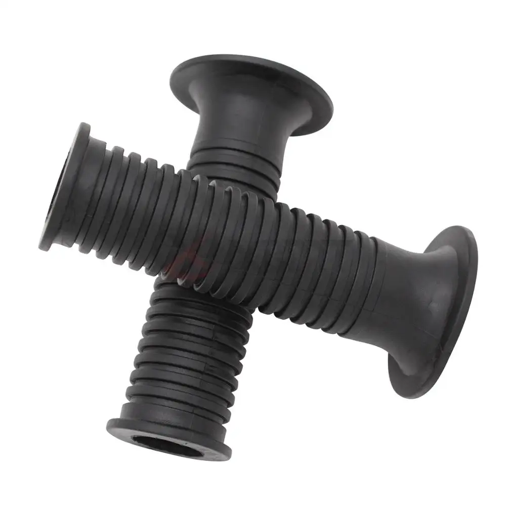 1 пара черных ручек для мотоцикла резиновая рукоятка руля дроссельной заслонки BMW